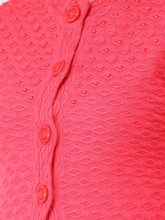 crew neck long sleeved cardigan - 16775393 - Zoom Image - 5