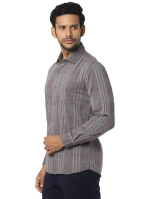 grey checkered casual shirt - 16776136 - Standard Image - 2