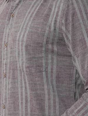 grey checkered casual shirt - 16776136 - Standard Image - 5