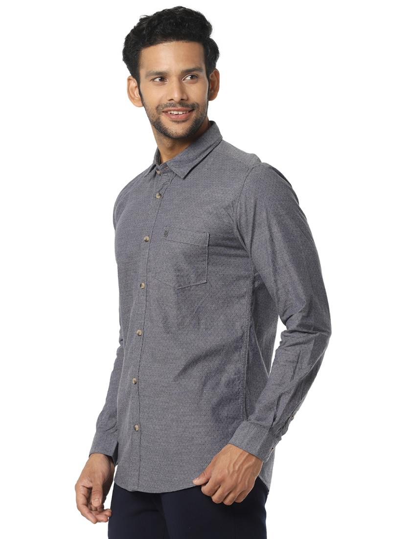 grey printed casual shirt - 16776149 - Zoom Image - 2
