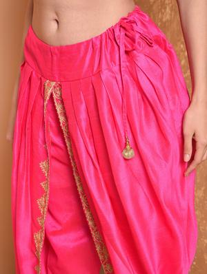 solid dhoti salwar - 16776735 - Standard Image - 5