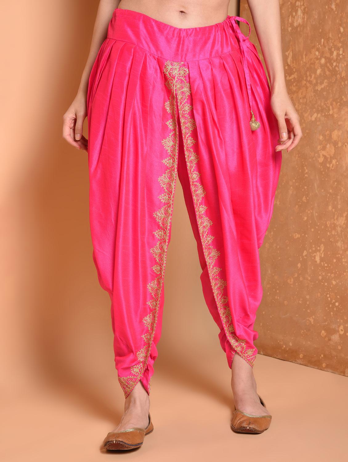 solid dhoti salwar - 16776735 - Zoom Image - 2