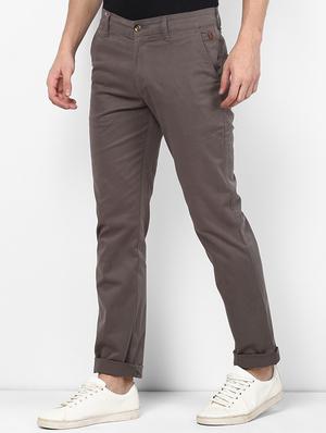grey solid chinos - 16776866 - Standard Image - 2
