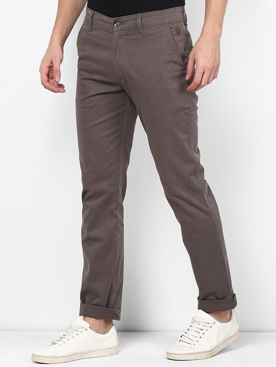 grey solid chinos - 16776866 - Zoom Image - 2
