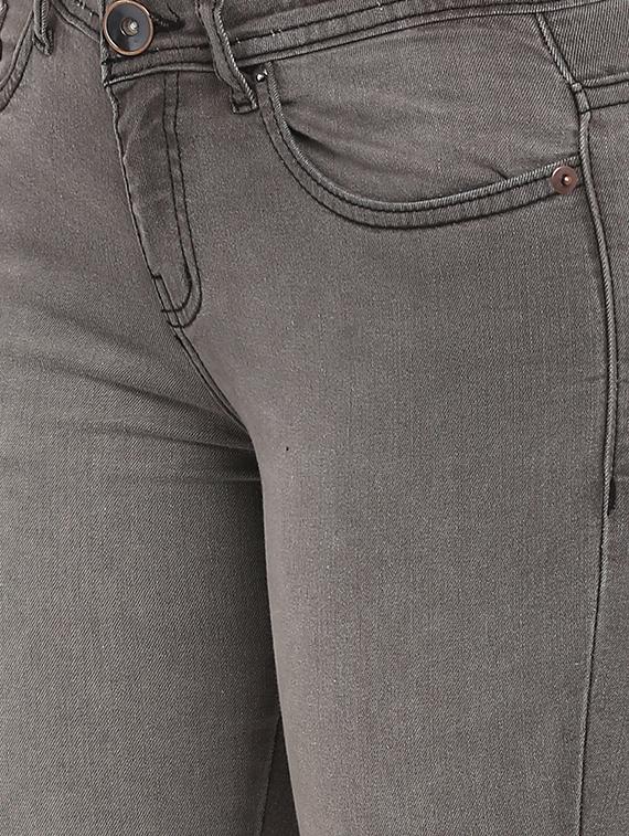 high rise stone washed jean - 16776871 - Zoom Image - 5