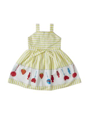 yellow cotton frock - 16777199 - Standard Image - 2