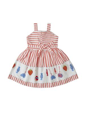 orange cotton frock - 16777200 - Standard Image - 2