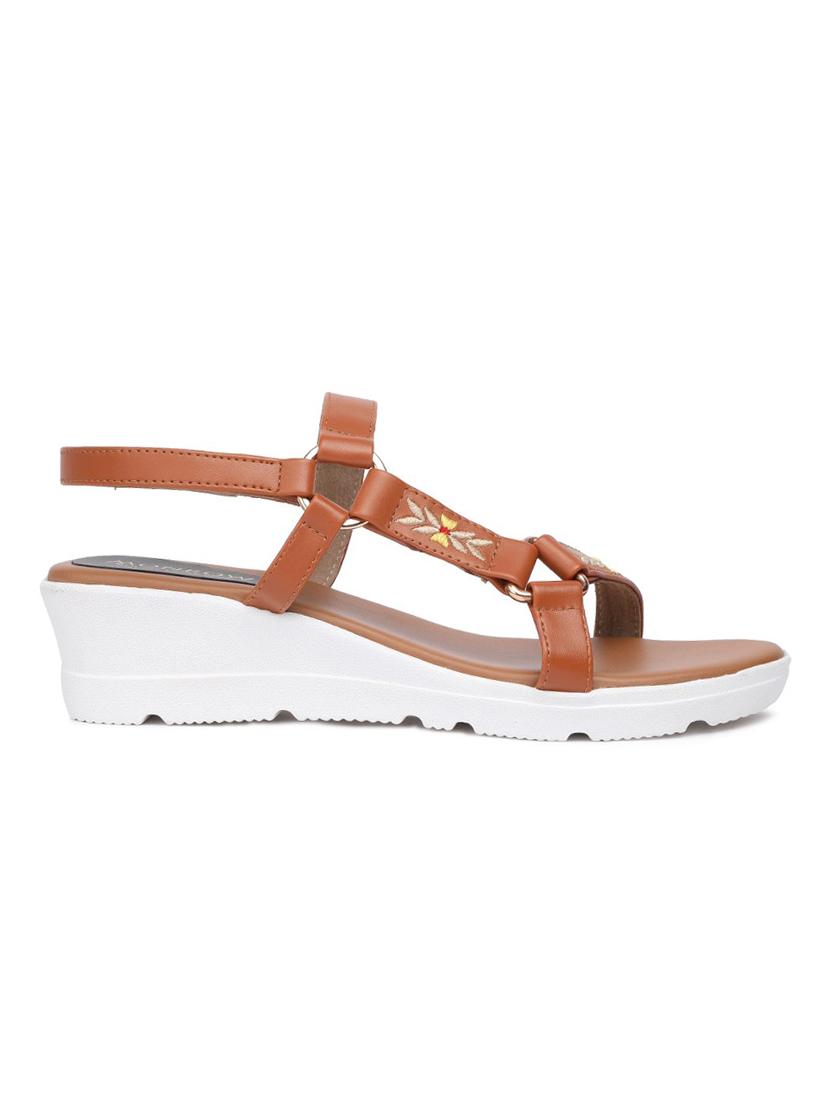 tan back strap wedges - 16779542 - Zoom Image - 2