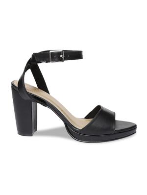 black ankle strap sandals - 16779678 - Standard Image - 2