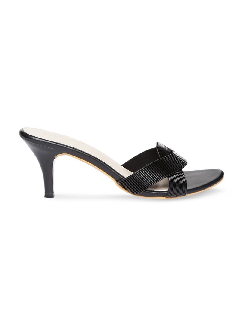 black slip on sandals - 16779691 - Zoom Image - 2