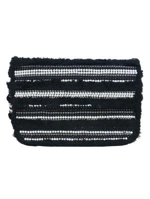 black cotton box clutch - 16779869 - Standard Image - 2