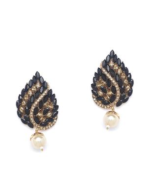 black metal drop earring - 16780294 - Standard Image - 2