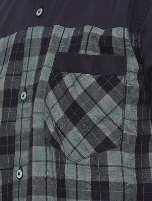 blue checkered casual shirt - 16780374 - Standard Image - 5