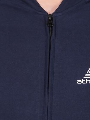 navy blue solid casual jacket - 16780460 - Standard Image - 5