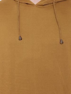 brown solid sweatshirt - 16780584 - Standard Image - 5