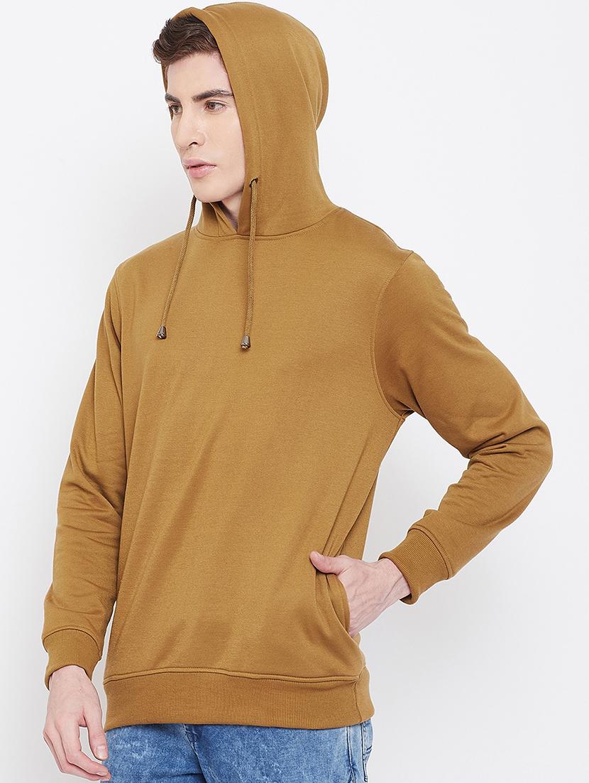brown solid sweatshirt - 16780584 - Zoom Image - 2