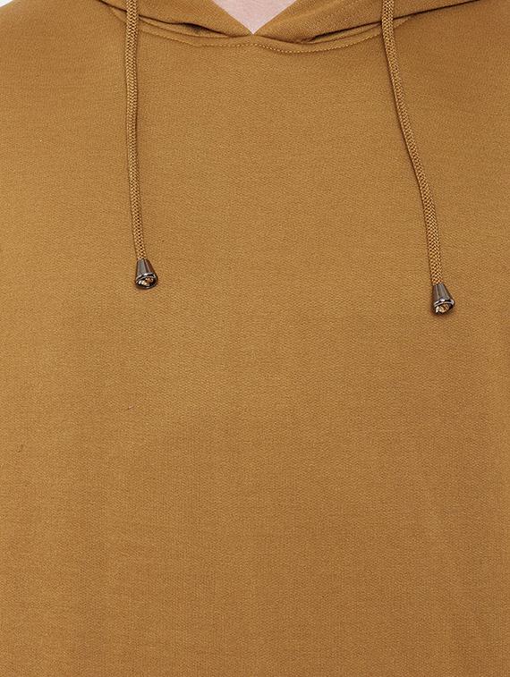 brown solid sweatshirt - 16780584 - Zoom Image - 5