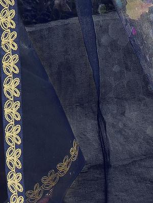 floral printed saree with blouse - 16780741 - Standard Image - 2