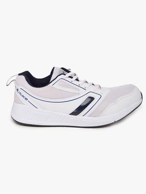 white mesh lace up sport shoes - 16781423 - Standard Image - 2