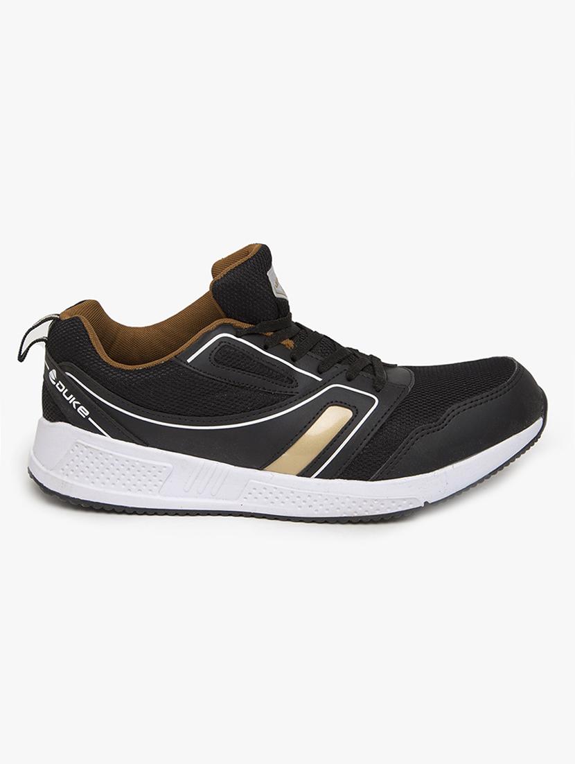 black mesh lace up sport shoes - 16781424 - Zoom Image - 2