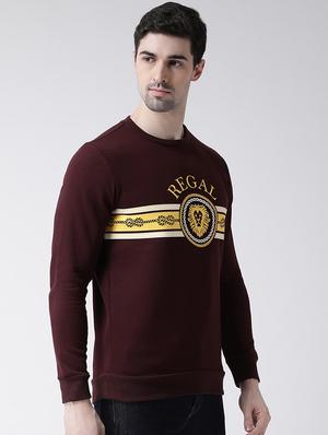 red chest printed sweatshirt - 16782447 - Standard Image - 2