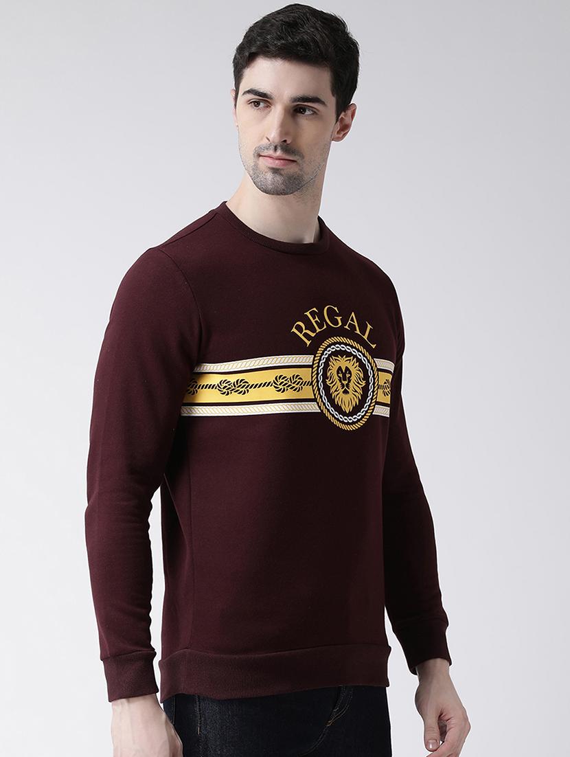 red chest printed sweatshirt - 16782447 - Zoom Image - 2