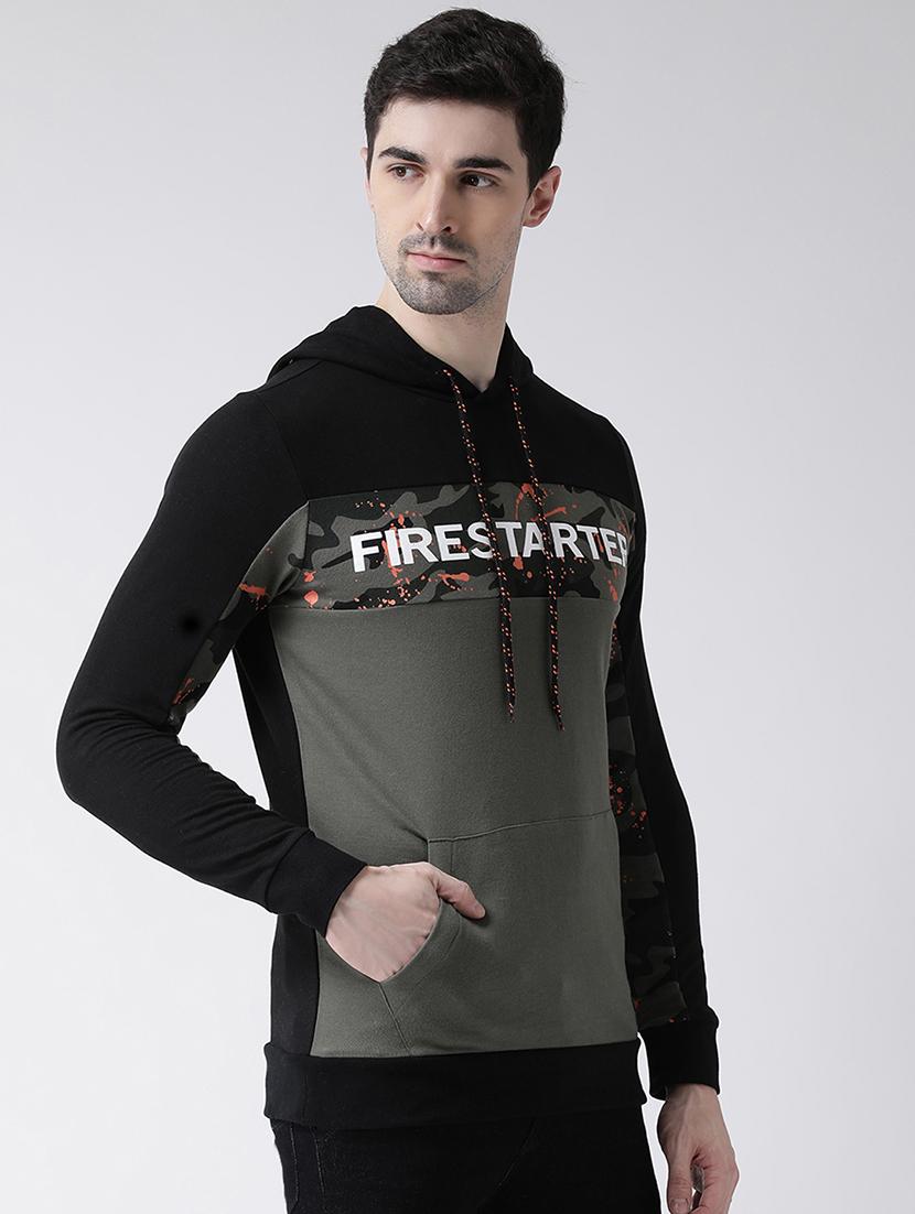 green chest printed sweatshirt - 16782462 - Zoom Image - 2