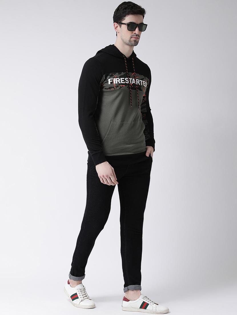 green chest printed sweatshirt - 16782462 - Zoom Image - 5