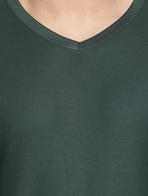 green solid t-shirt - 16782957 - Standard Image - 5