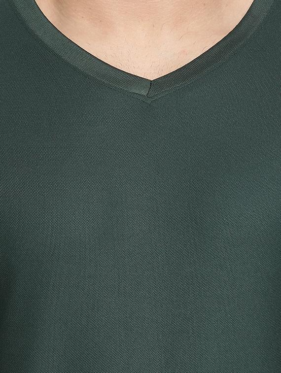 green solid t-shirt - 16782957 - Zoom Image - 5