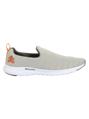 grey fabric slipon sport shoes - 16783361 - Standard Image - 2