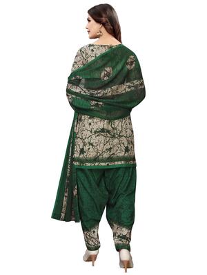 printed unstitched suit - 16783385 - Standard Image - 2