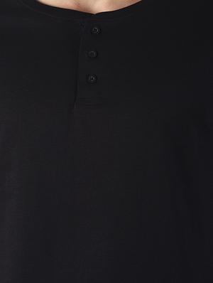 black solid t-shirt - 16785797 - Standard Image - 5