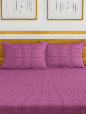 cotton king size double bedsheet with 2 pillow covers - 16785907 - Standard Image - 2