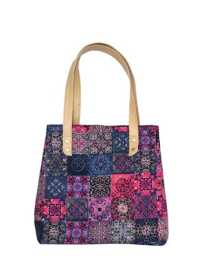 pink cotton regular tote - 16788879 - Standard Image - 2