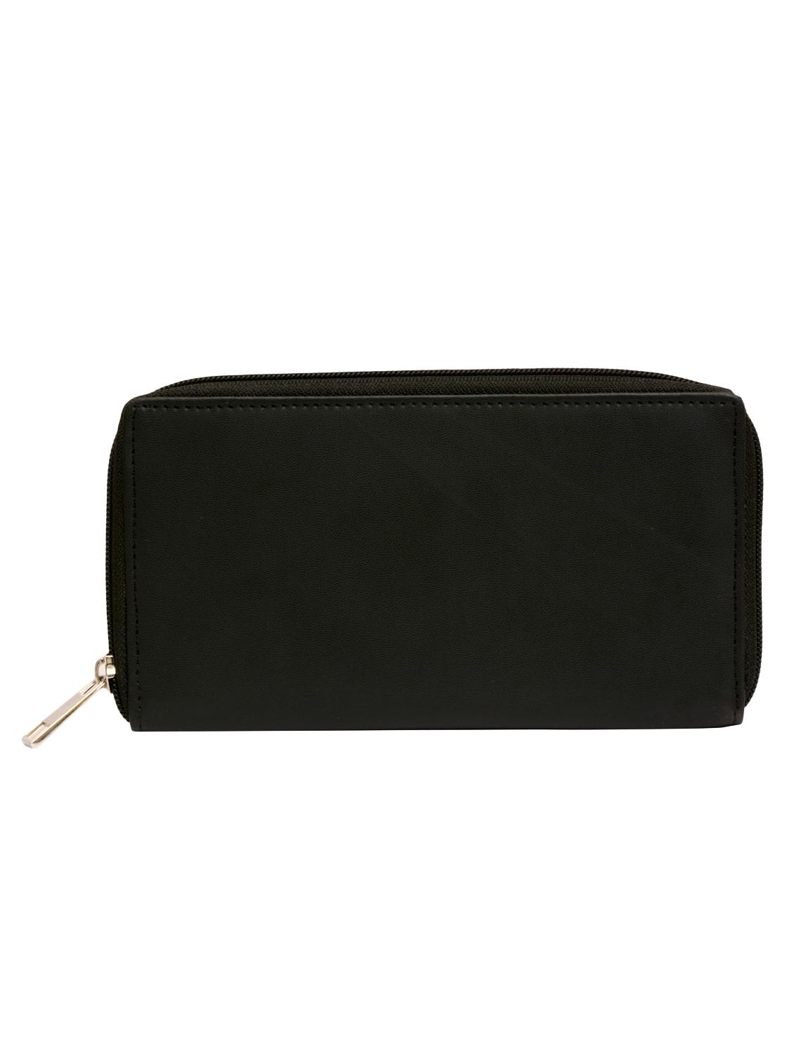 black leatherette regular clutch - 16788931 - Zoom Image - 2
