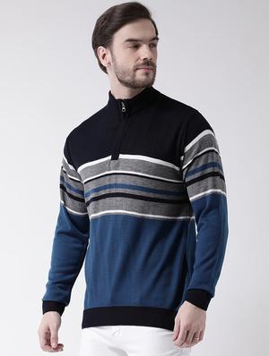 blue striped pullover - 16790229 - Standard Image - 2
