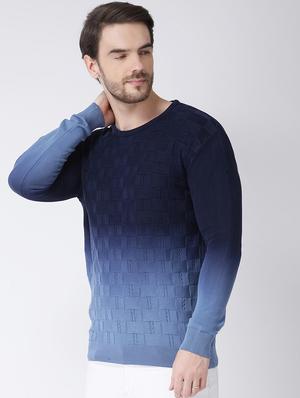 blue ombre pullover - 16790268 - Standard Image - 2