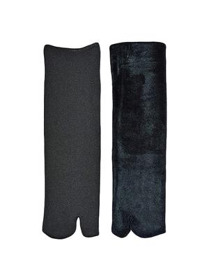 black nylon ankle length socks - 16791923 - Standard Image - 2