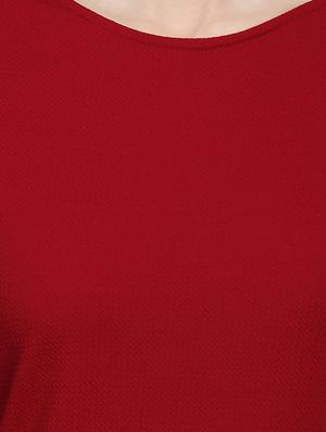 frill sleeved sheath dress - 16792353 - Standard Image - 5