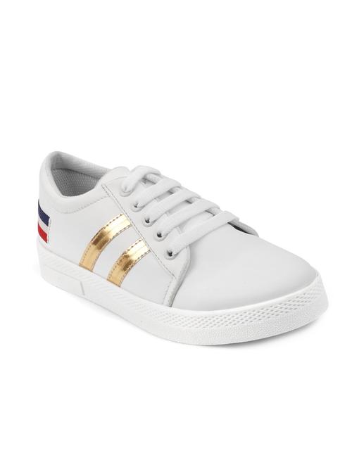 white lace-up sneakers - 16792597 - Standard Image - 1