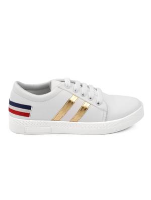 white lace-up sneakers - 16792597 - Standard Image - 2
