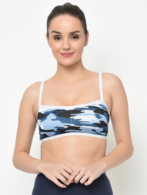 camouflage sports bra - 16794141 - Standard Image - 1
