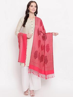 paisley woolen stole - 16796669 - Standard Image - 2