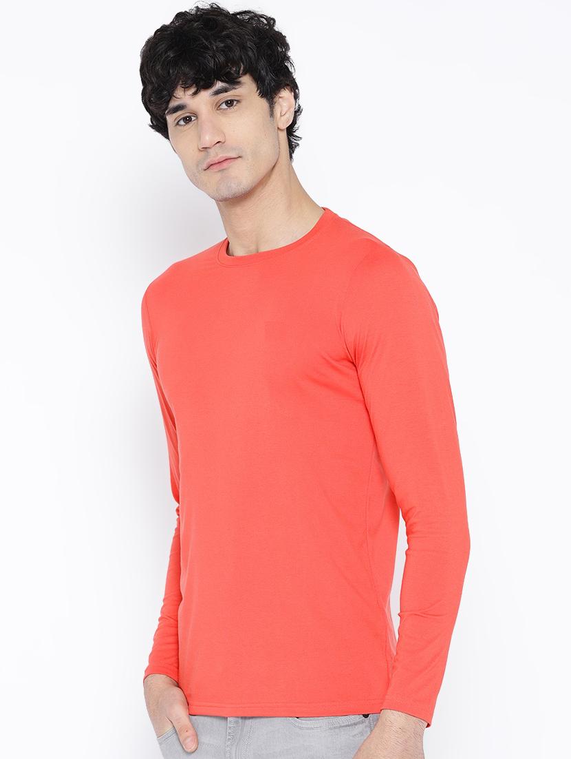 orange solid t-shirt - 16797128 - Zoom Image - 2