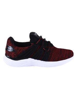 red lace-up sports shoes - 16797241 - Standard Image - 2