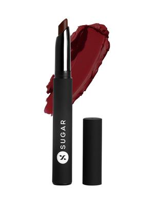 sugar cosmetics matte attack transferproof lipstick - 04 maroon vibe (dark red) - 16797740 - Standard Image - 2