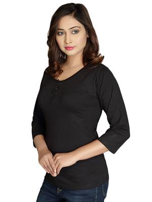round neck solid tee - 16797996 - Standard Image - 2
