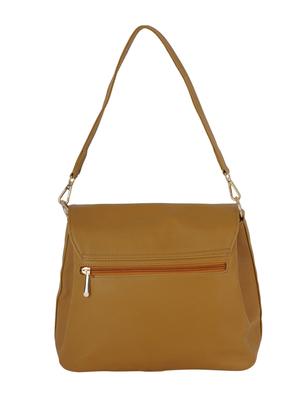 yellow leatherette regular sling bag - 16798060 - Standard Image - 2