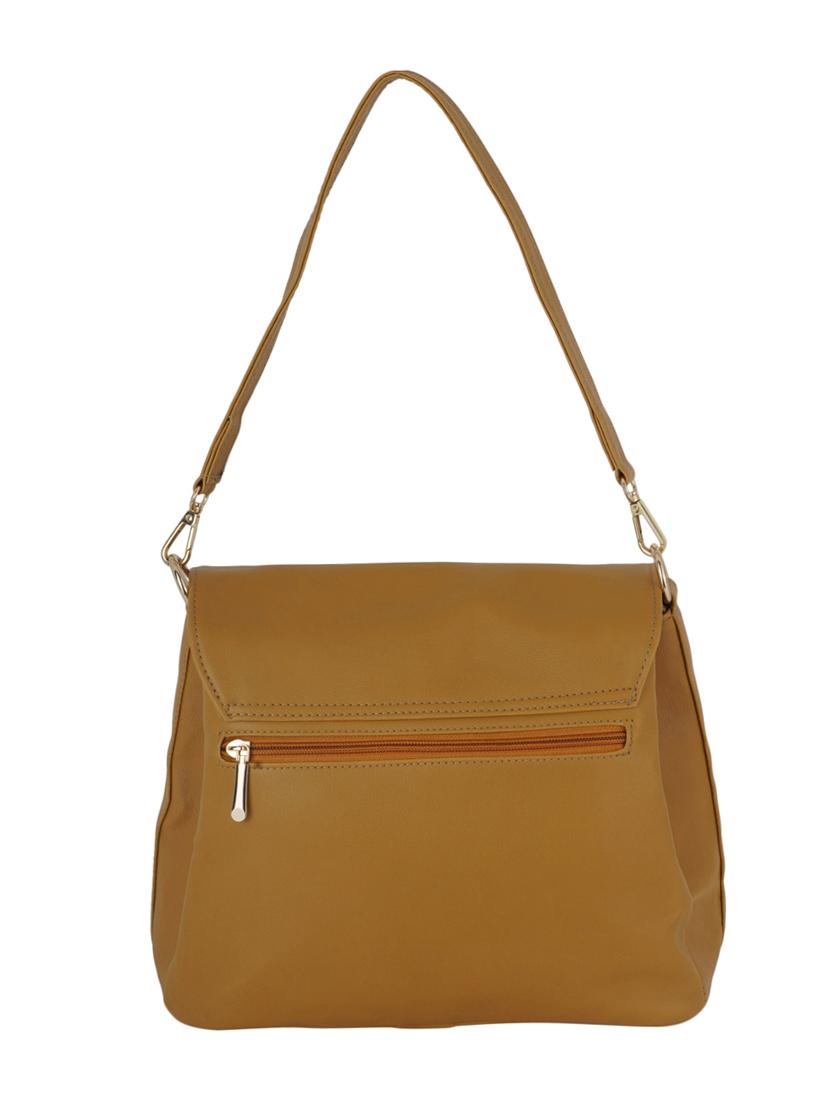 yellow leatherette regular sling bag - 16798060 - Zoom Image - 2